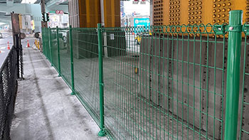 高級景觀圍籬網施工實績 (社區公園、工廠廠房、停車場)